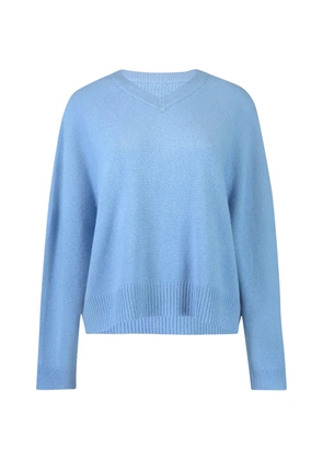 Max Mara V-neck long-sleeve sweater - Blue