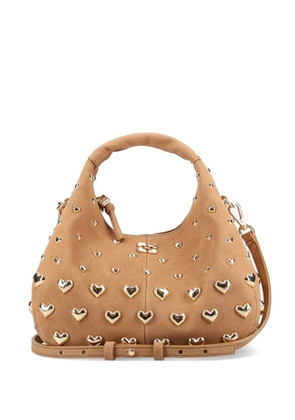 GANNI mini Heart shoulder bag - Neutrals