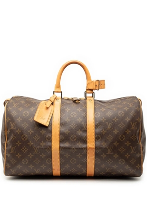 Louis Vuitton Pre-Owned 1990 Monogram Keepall 45 travel bag - Brown