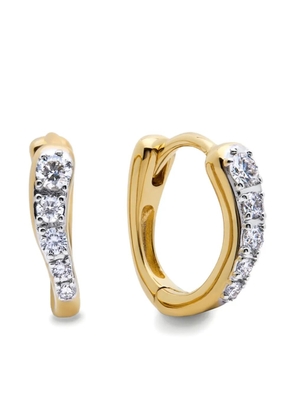 Monica Vinader diamond-embellishment earrings - Gold