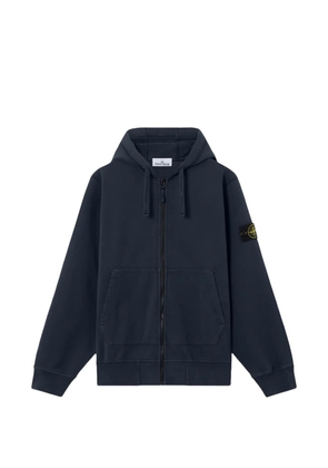 Stone Island zip-up hoodie - Blue