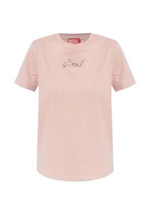 Diesel T-Reg-S2 rhinestone T-shirt - Pink