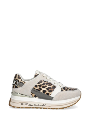 LIU JO leopard-print platform sneakers - Neutrals