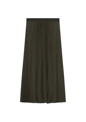 Marella Plissé-pleated midi skirt - Brown