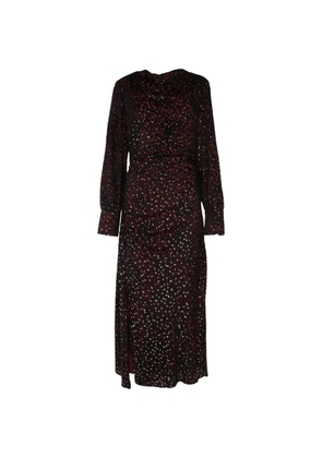 Simkhai Ashby draped midi dress - Red