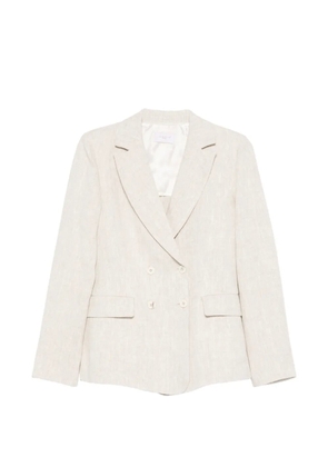 Via Masini 80 double-breasted blazer - Neutrals