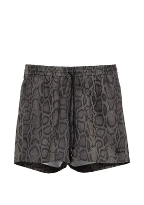 Carhartt WIP Slater snake-print print shorts - Grey
