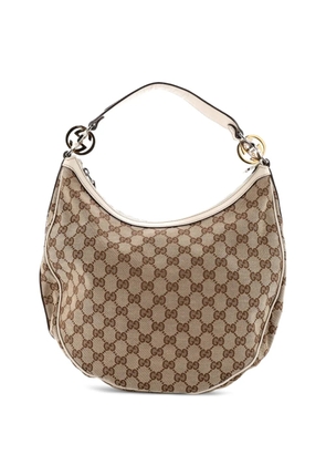 Gucci Pre-Owned Twins GG Canvas Medium hobo bag - Brown