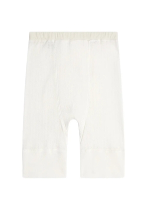 DRIES VAN NOTEN pointelle shorts - Neutrals