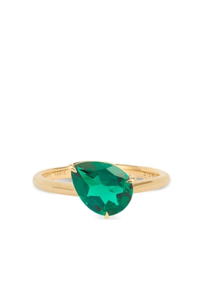 Persée 9K yellow gold Iris emerald ring