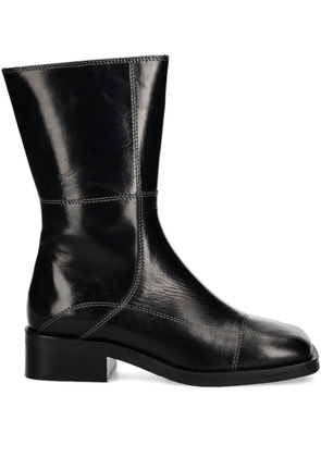 BILLI BI 40mm square-toe boots - Black