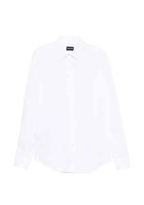 Giorgio Armani linen shirt - White