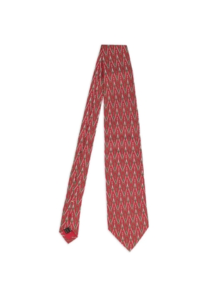 Gucci Pre-Owned patterned tie - Red