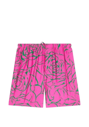 DRIES VAN NOTEN floral-print shorts - Pink