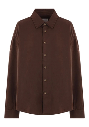 Mythinks button-down curved-hem shirt - Brown