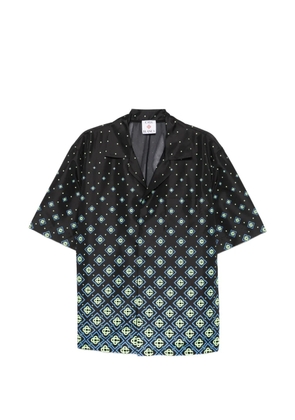 Casablanca geometric pattern shirt - Black