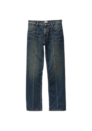 Versace distressed straight jeans - Blue