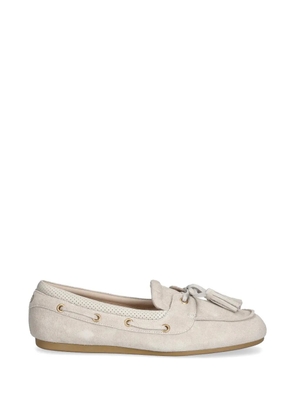 LIU JO bow-detail loafers - Neutrals