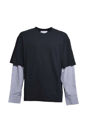Jil Sander striped layered T-shirt - Blue