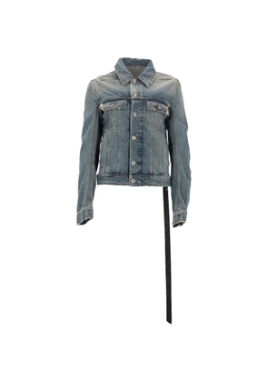 Rick Owens DRKSHDW distressed jacket - Blue