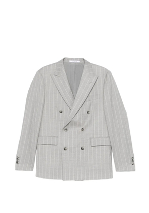 Tagliatore pinstripe double-breasted blazer - Grey