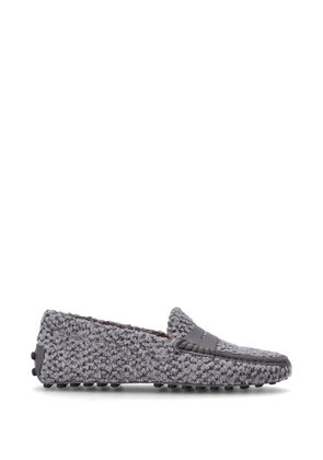 Tod's Gommino textured loafers - Grey