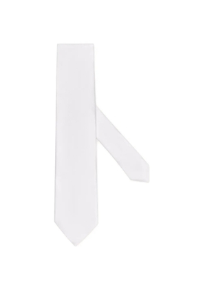 Zegna silk tie - White