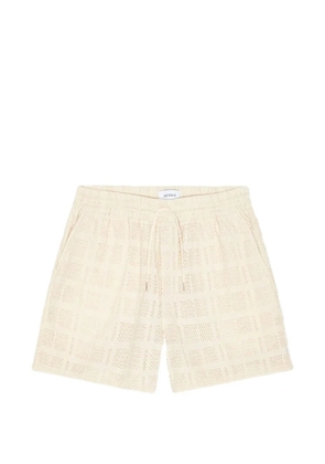 Les Deux drawstring open-work deck shorts - Neutrals