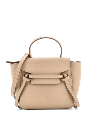 Celine Pre-Owned Belt Bag Textured Leather Pico shoulder bag - Neutrals