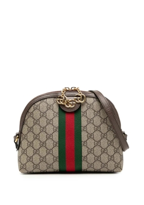 Gucci Pre-Owned 2016-2025 Small GG Supreme Web Ophidia Dome crossbody bag - Brown