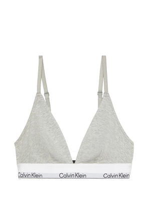 Calvin Klein Underwear triangle-design bra - Grey