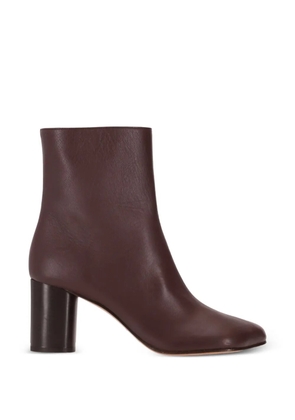 Niccolò Pasqualetti Obliqua leather ankle boots - Brown