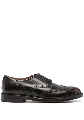 Doucal's leather Derby shoes - Brown