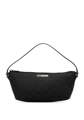 Gucci Pre-Owned 2000-2015 GG Canvas Boat shoulder bag - Black