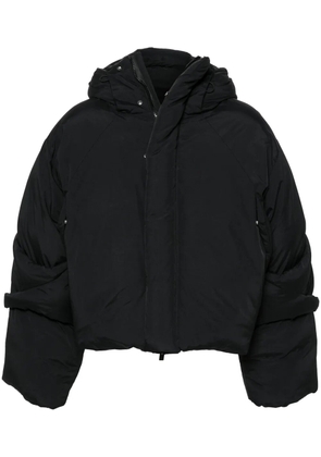 HELIOT EMIL hooded puffer jacket - Black