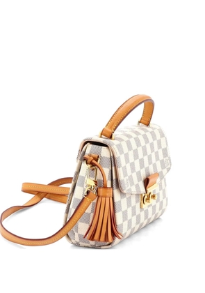 Louis Vuitton Pre-Owned Croisette Handbag Damier crossbody bag - White
