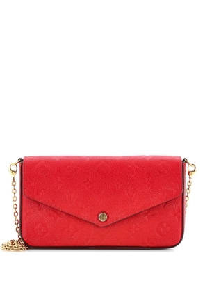 Louis Vuitton Pre-Owned Felicie Pochette Monogram Empreinte Leather crossbody bag - Red