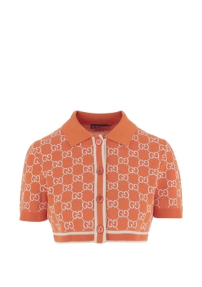 Gucci patterned collared shirt - Orange