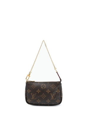 Louis Vuitton Pre-Owned 2019 Monogram Mini Pochette Accessoires handbag - Brown