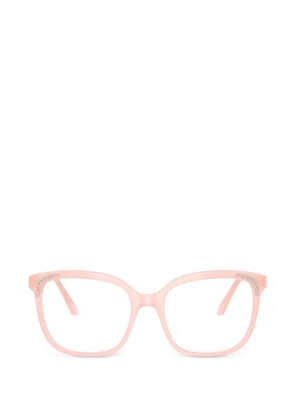 Swarovski Eyewear rhinestone-embellished square-frame glasses - Pink