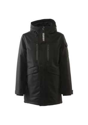 ANTARTICA zip-detail hooded jacket - Black