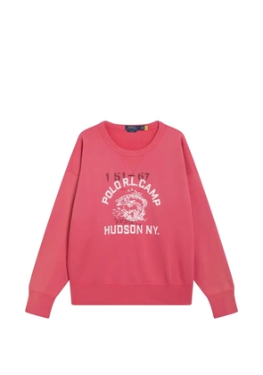 Polo Ralph Lauren graphic-print sweatshirt - Pink
