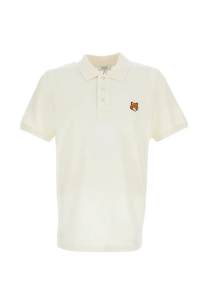 Maison Kitsuné Fox Head polo shirt - White