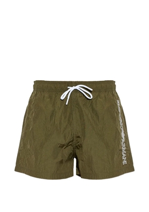Emporio Armani logo swimwear shorts - Green
