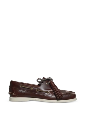 Weekend Max Mara WKADOCKSIDE2 tassel lace-up loafers - Brown