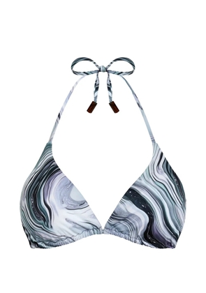 Vilebrequin Marble triangle-cup bikini top - White