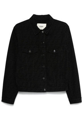 FENDI FF denim jacket - Black