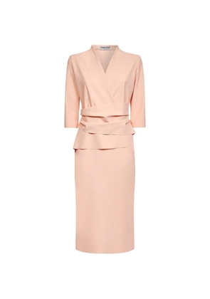 CHIARA BONI La Petite Robe draped V-neck dress - Pink