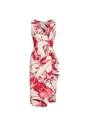 CHIARA BONI La Petite Robe floral-print midi dress - Neutrals
