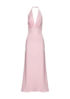 IL VOLO Belle halterneck draped dress - Pink